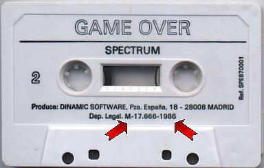 Game Over - Cinta original
